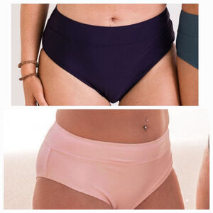 Bikini Briefs Bundle Pink and Purple Midrise NWT